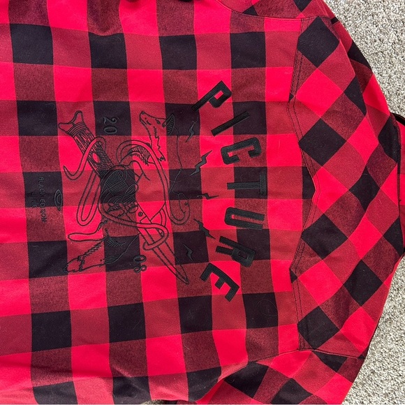 Picture Recycled & Organic Clothing Black Edition Line Buffalo Plaid. Like new - Picture 9 of 16